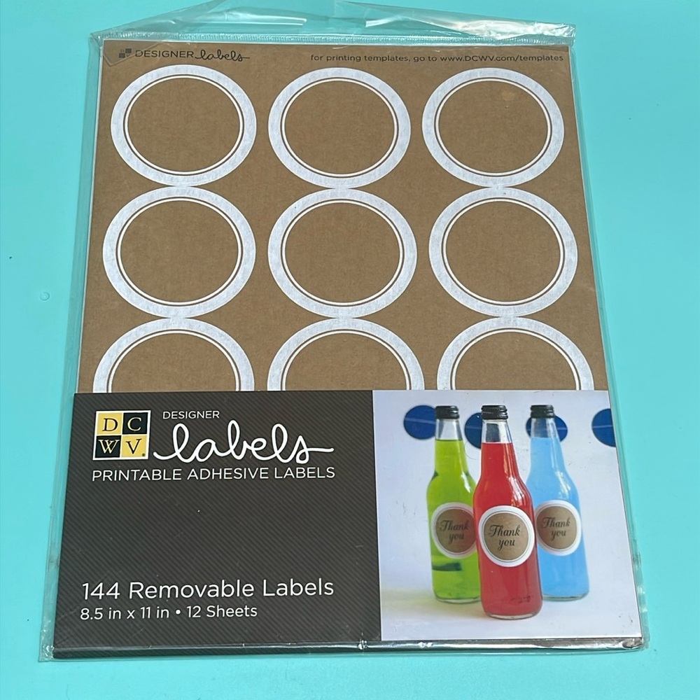 Designer Labels Printable Adhesive Labels